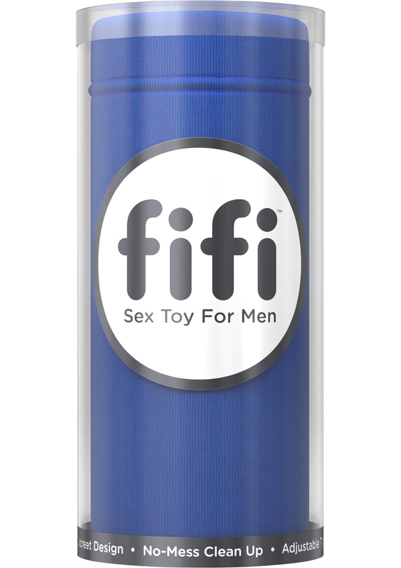 Juguete sexual Fifi para hombres Masturbador Stroker azul con 5 fundas desechables