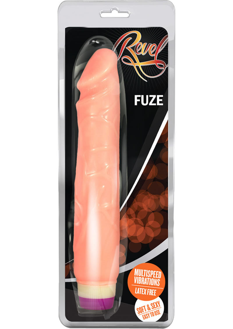 Revel Fuze Realistic Vibrator Beige 10 Inch