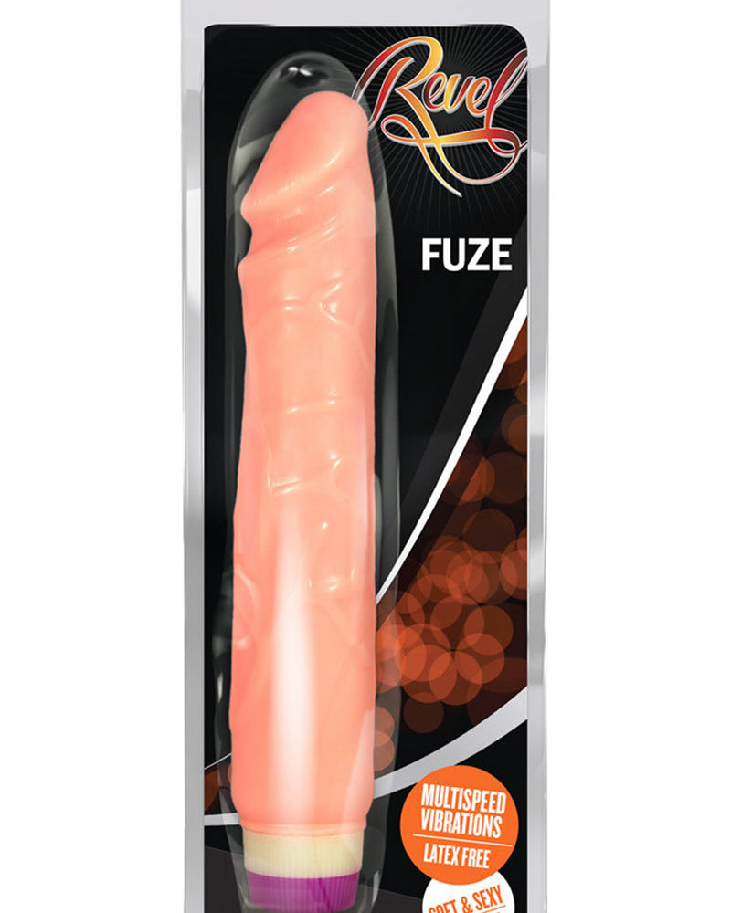 Revel Fuze Realistic Vibrator Beige 10 Inch