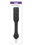 Paleta de encaje de medianoche negra de 12 pulgadas