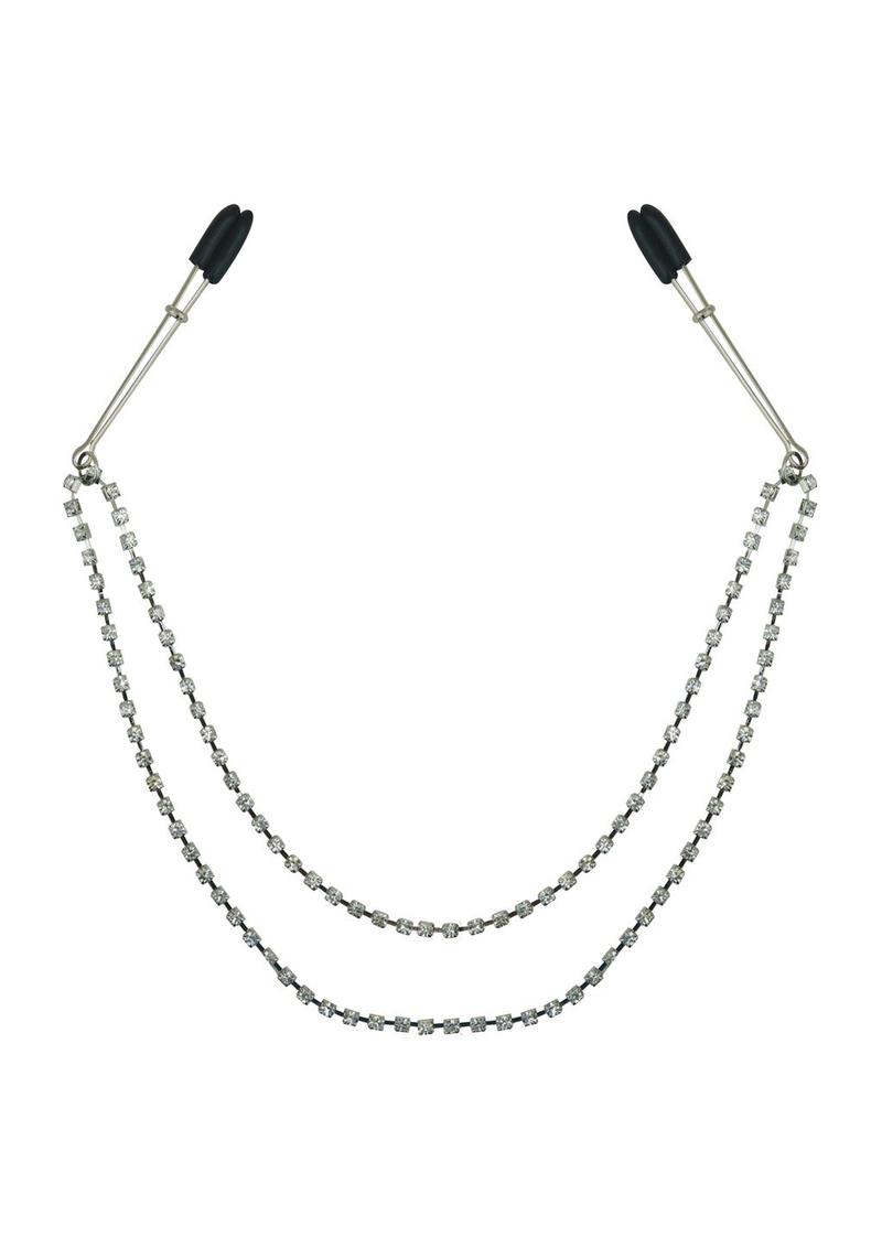 Midnight Bling Nipple Clips 20 Inch