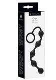 Kinx Onyx Anal Beads Flexible Silicone Black