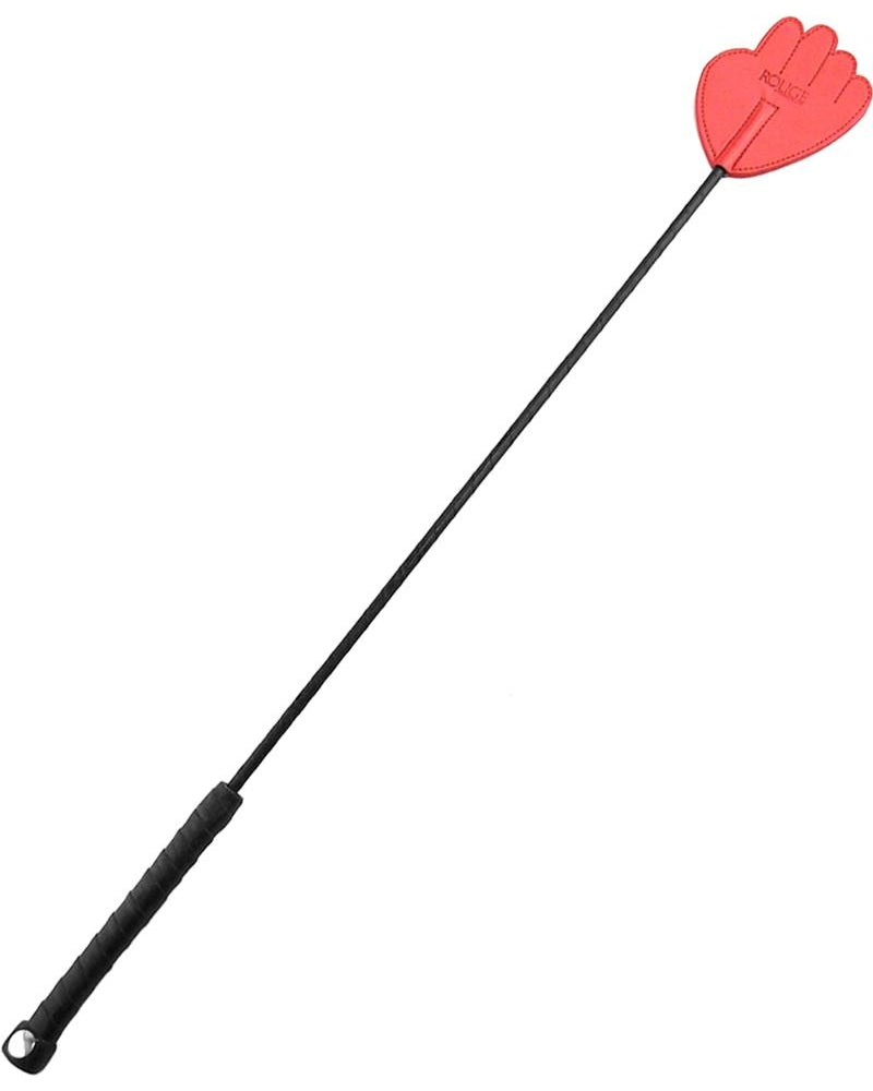 Rouge Hand Riding Crop Red