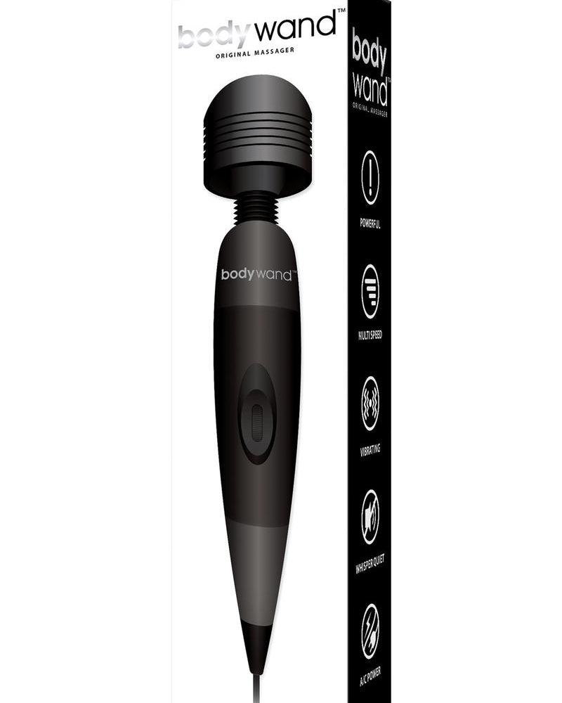 Masajeador Bodywand Original con cable de alimentación de CA, color negro