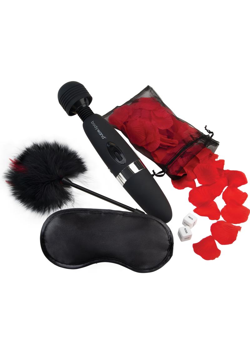 Set de regalo de 5 piezas para el tiempo de juego Bodywand Bed Of Roses