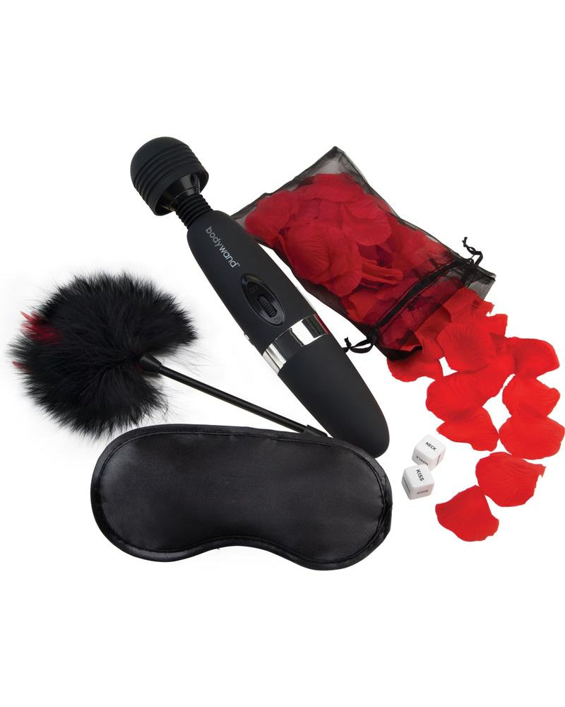 Set de regalo de 5 piezas para el tiempo de juego Bodywand Bed Of Roses
