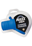 Funda de silicona para pene Maxx Men Clitmaster impermeable azul