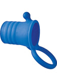 Funda de silicona para pene Maxx Men Clitmaster impermeable azul