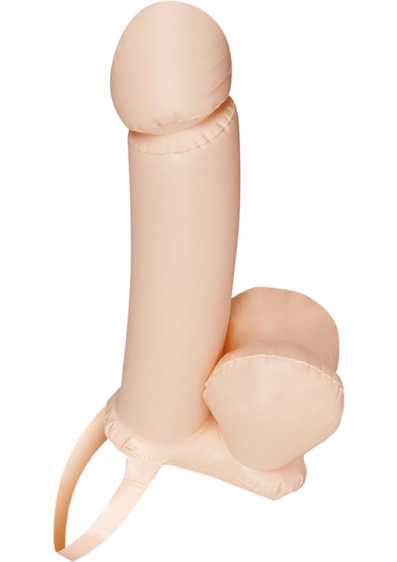 Correa inflable Get It On para pene, resistente al agua, de 21 pulgadas