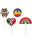 Party Picks Pride Party Toothpick Toppers 24 Each Per Pack