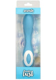 Wonderlust Serenity USB Rechargeable Silicone Vibe Waterproof Blue