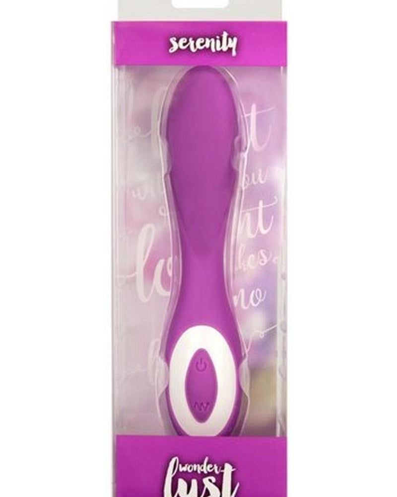 Wonderlust Serenity USB Rechargeable Silicone Vibe Waterproof Purple