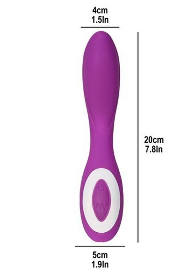 Wonderlust Serenity USB Rechargeable Silicone Vibe Waterproof Purple