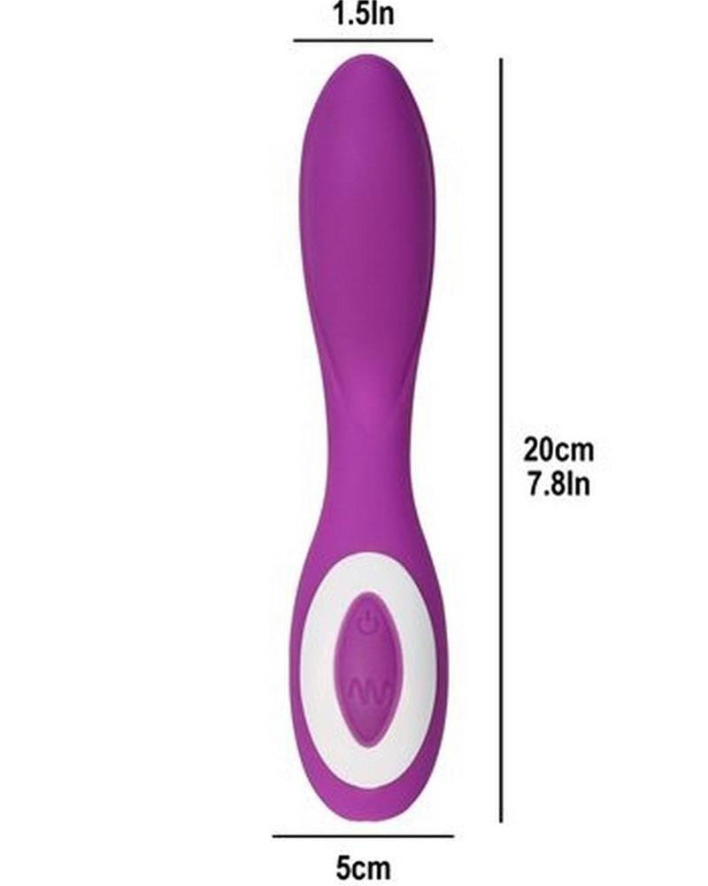 Wonderlust Serenity USB Rechargeable Silicone Vibe Waterproof Purple