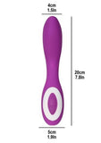 Wonderlust Serenity USB Rechargeable Silicone Vibe Waterproof Purple