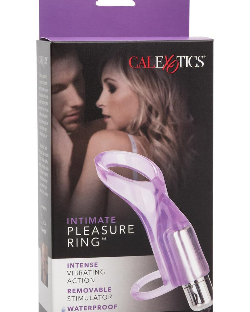 Intimate Pleasure Ring Cockring Waterproof Purple