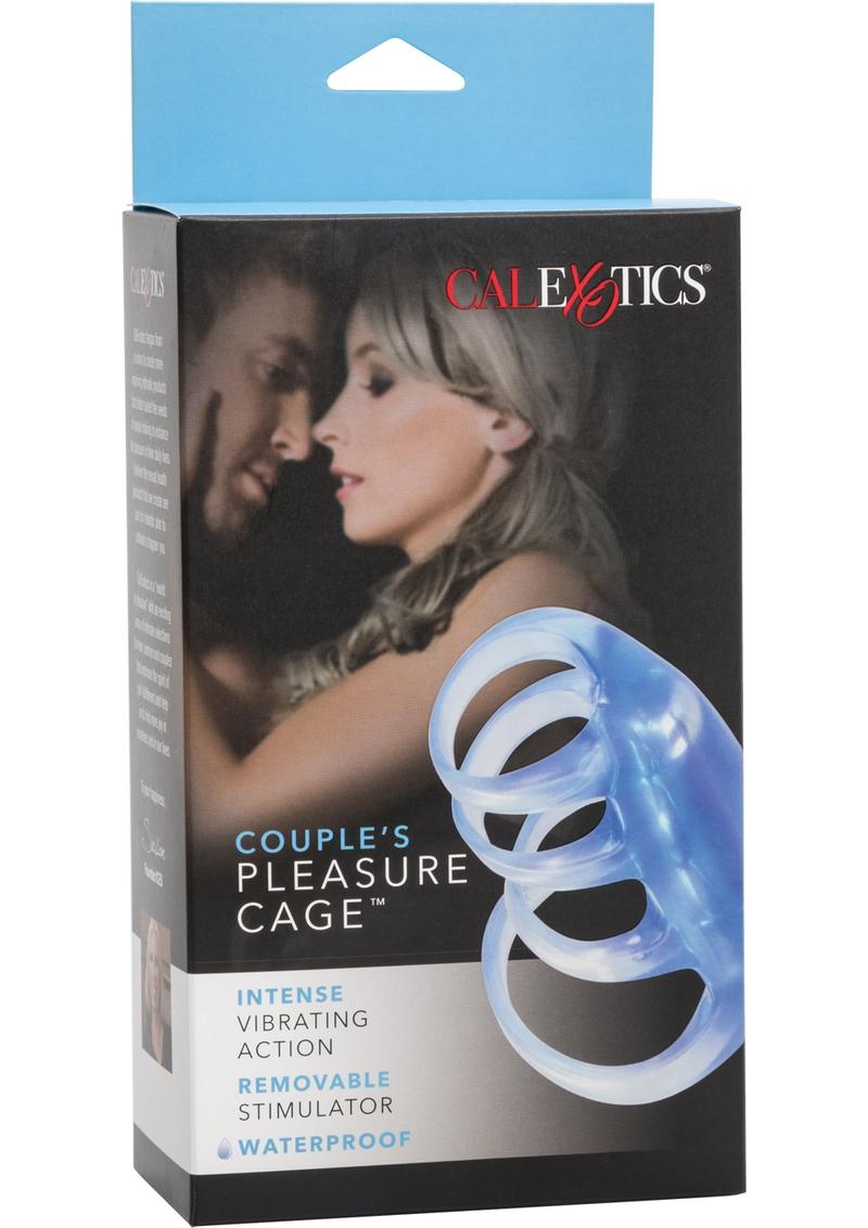 Anillo para el pene impermeable para parejas, color azul