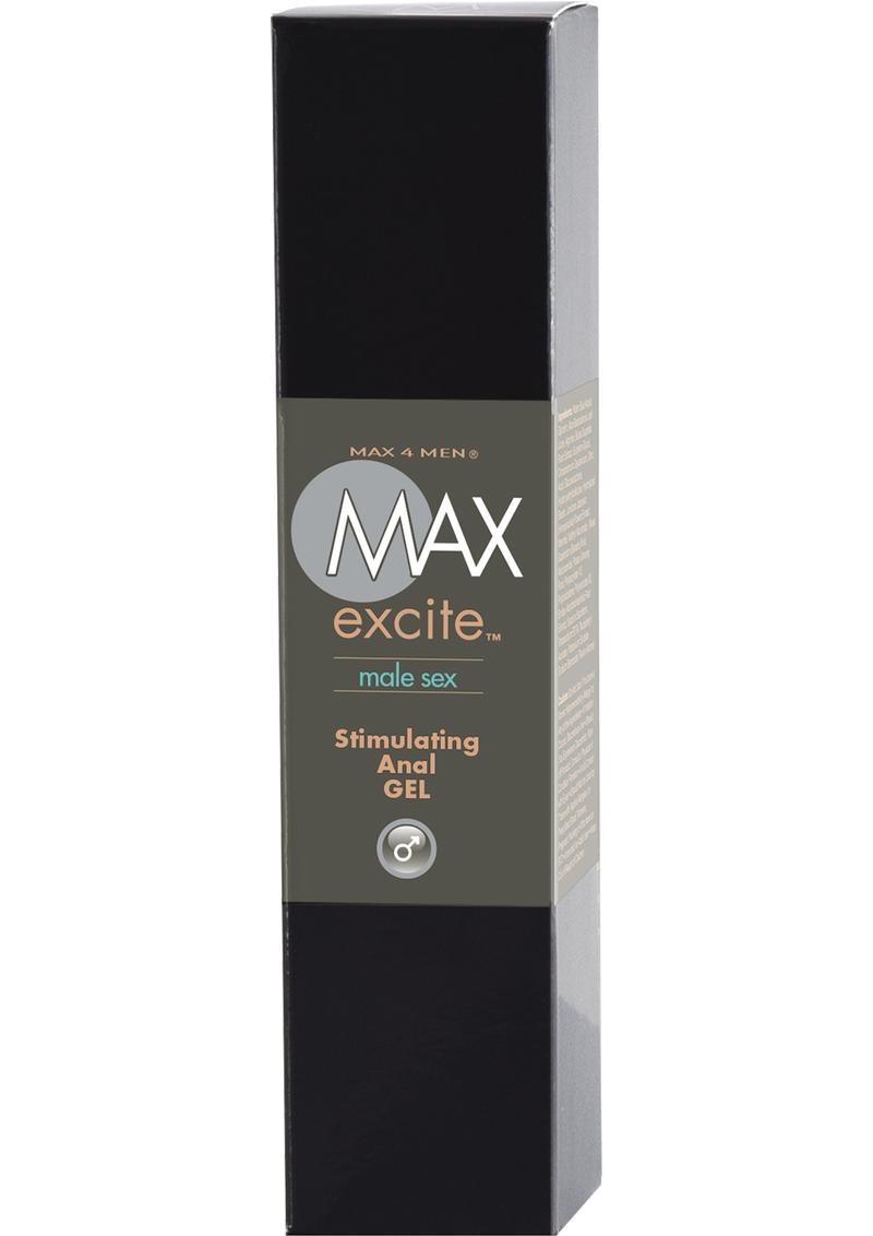 Max 4 Men Max Excite Stimulating Anal Gel 1 Ounce Boxed
