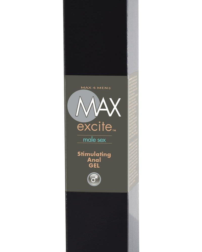 Gel anal estimulante Max 4 Men Max Excite, 1 onza, en caja