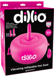 Dillio Vibrating Inflatable Hot Seat Kit Pink