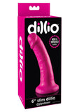 Dillio Realistic Slim Consolador Rosa 6 Pulgadas