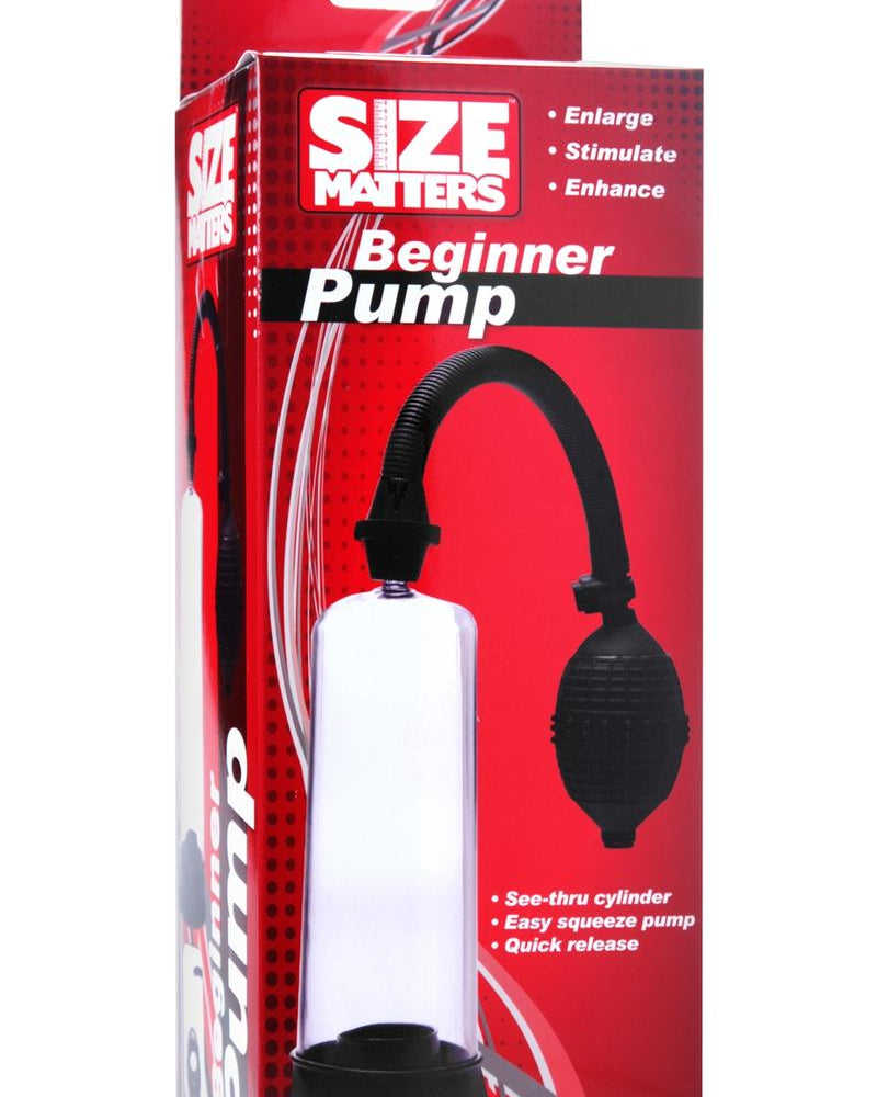 Size Matters Beginner Pump Black And Clear