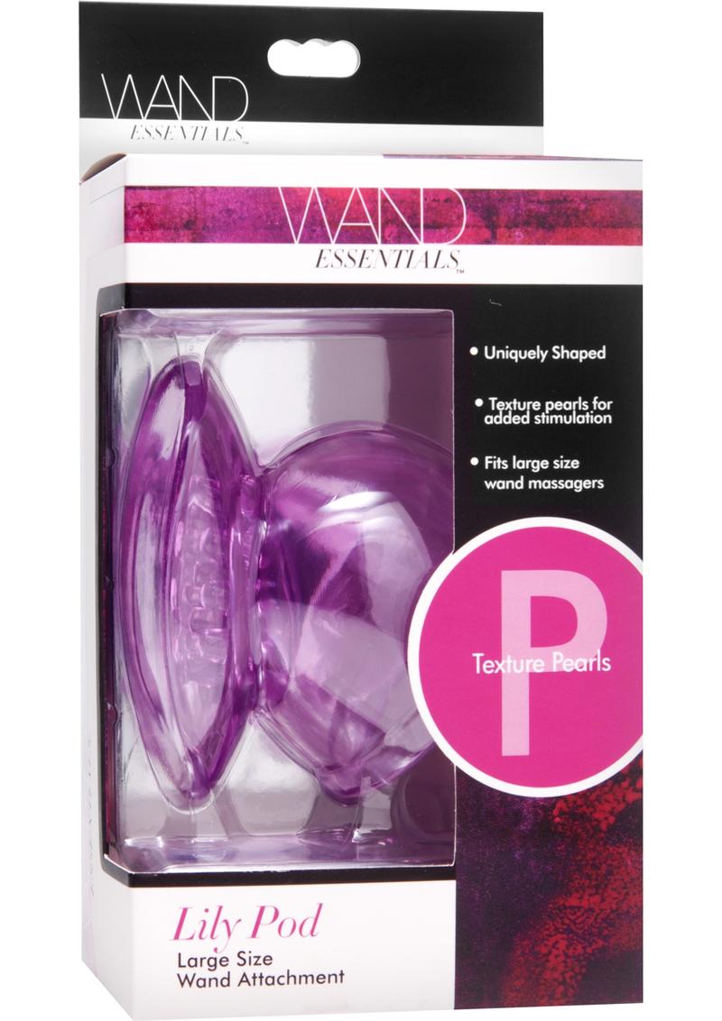 Accesorio para el clítoris Wand Essentials Lily Pod, morado, grande