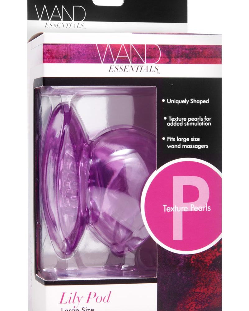 Accesorio para el clítoris Wand Essentials Lily Pod, morado, grande