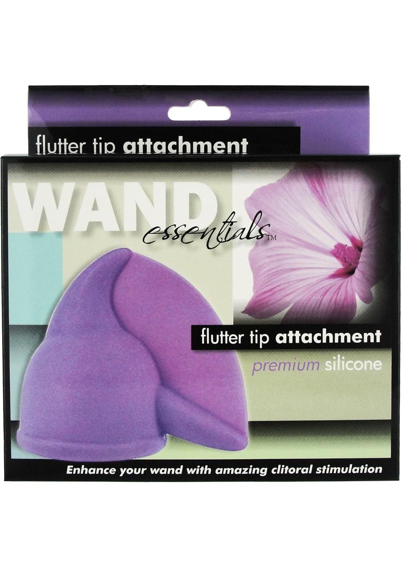 Accesorio para varita de silicona Flutter Tip de Wand Essentials, color morado