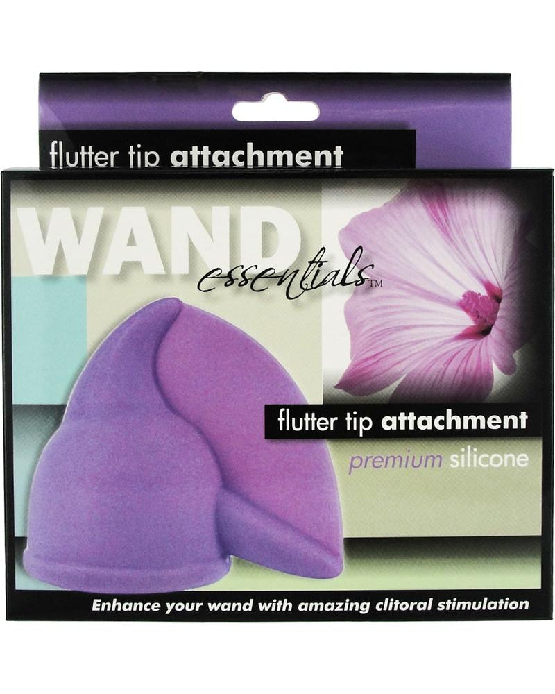 Accesorio para varita de silicona Flutter Tip de Wand Essentials, color morado