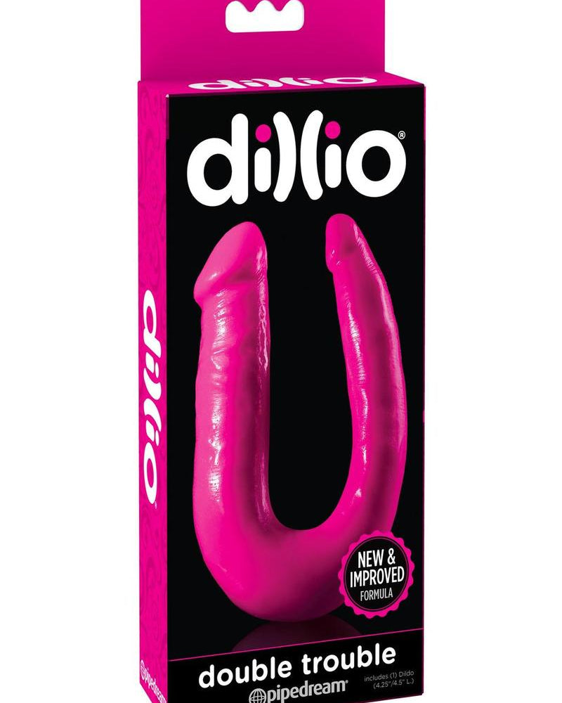 Dillio Double Trouble Dong Pink