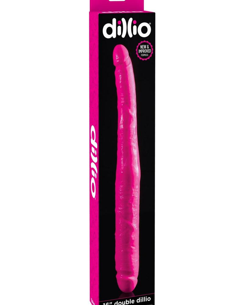 Dillio Double Dong Pink 16 Inch