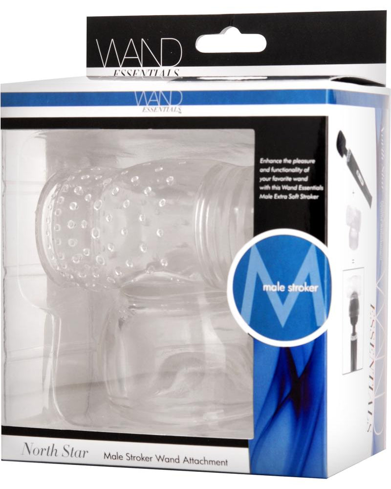 Accesorio para varita masturbadora masculina North Star de Wand Essentials, transparente