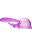 Wand Essentials Original Rabbit Dual Stimulation Attachment Purple 6.5 Inch