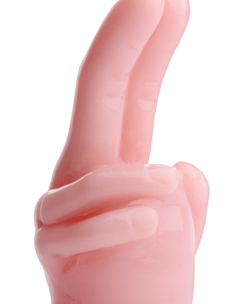 Accesorio para varita de dos dedos con puntero de placer Wand Essentials, color carne