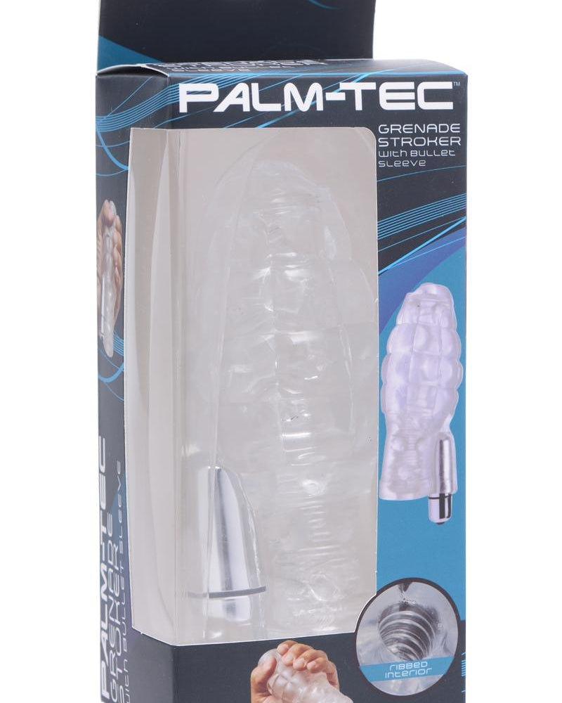 Palm Tec Grenade Stroker con funda para balas transparente
