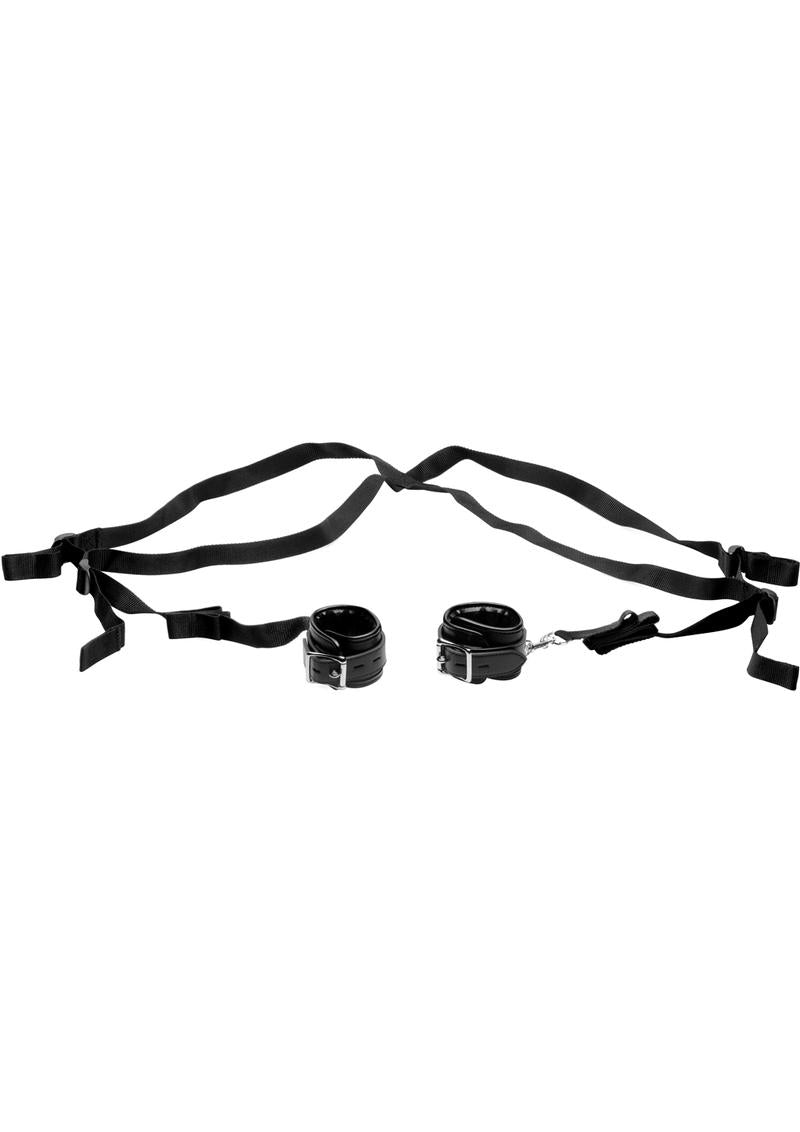 Strict Sex Position Supporting Sling Adjustable Padded Restraints Black