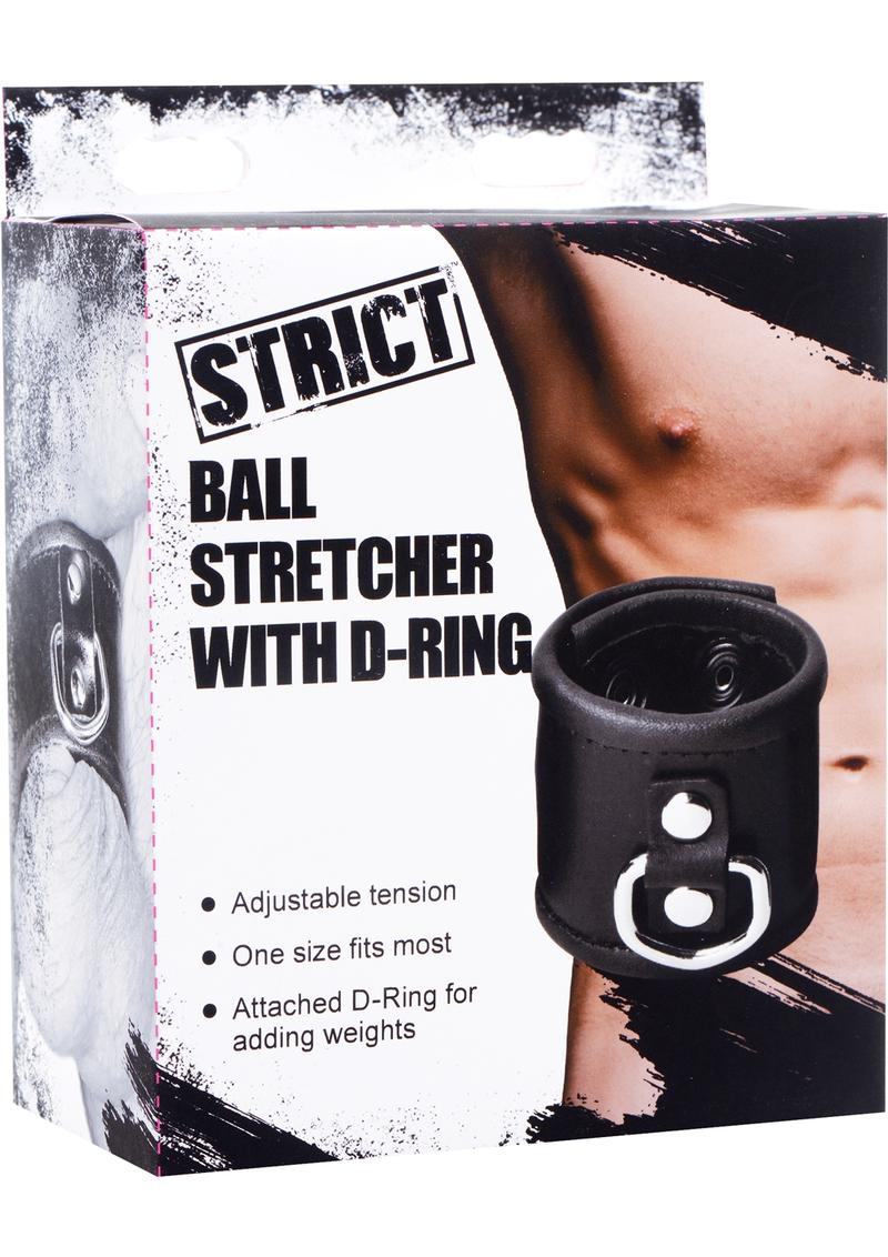 Strict Ball Stretcher With D Ring Black 2 Inch