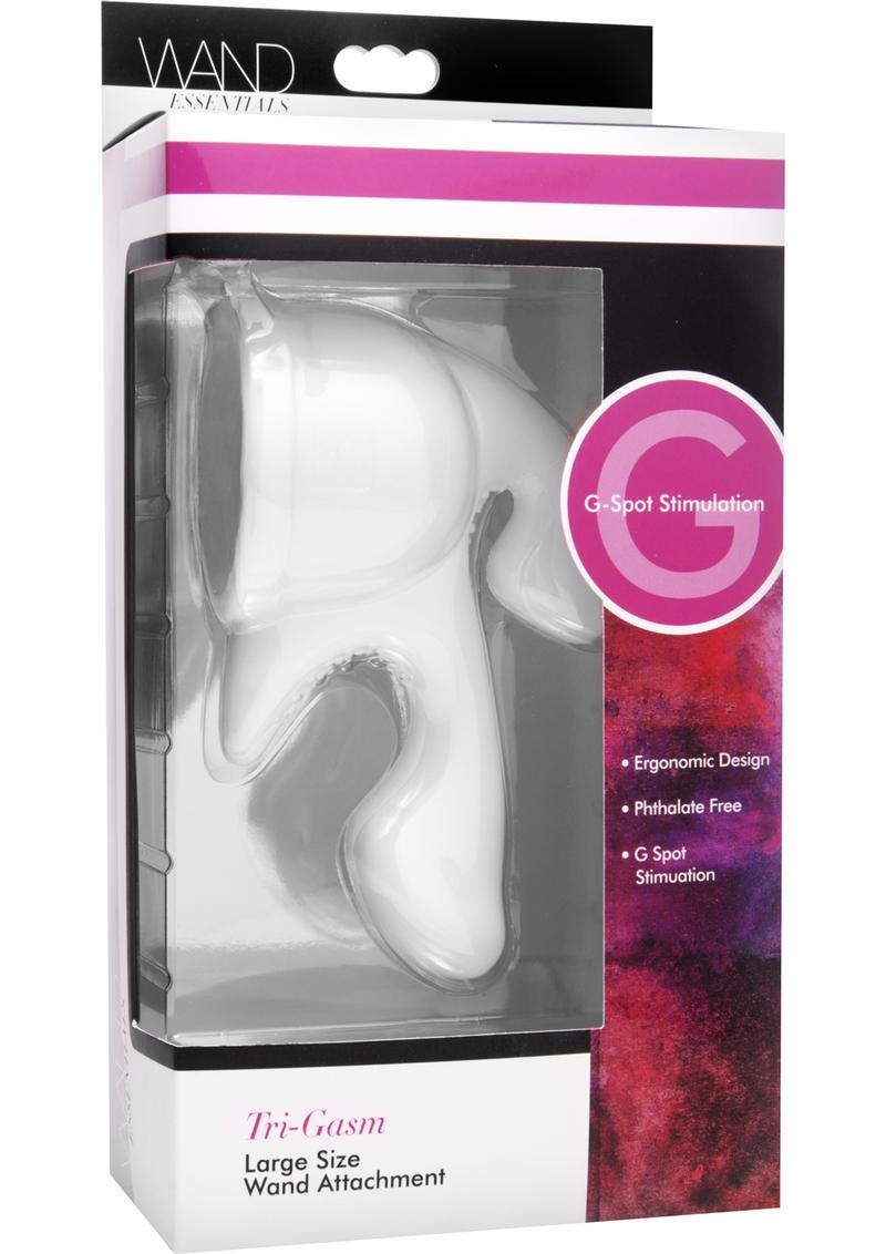 Wand Essentials Tri-Gasm Wand Attachment White Large