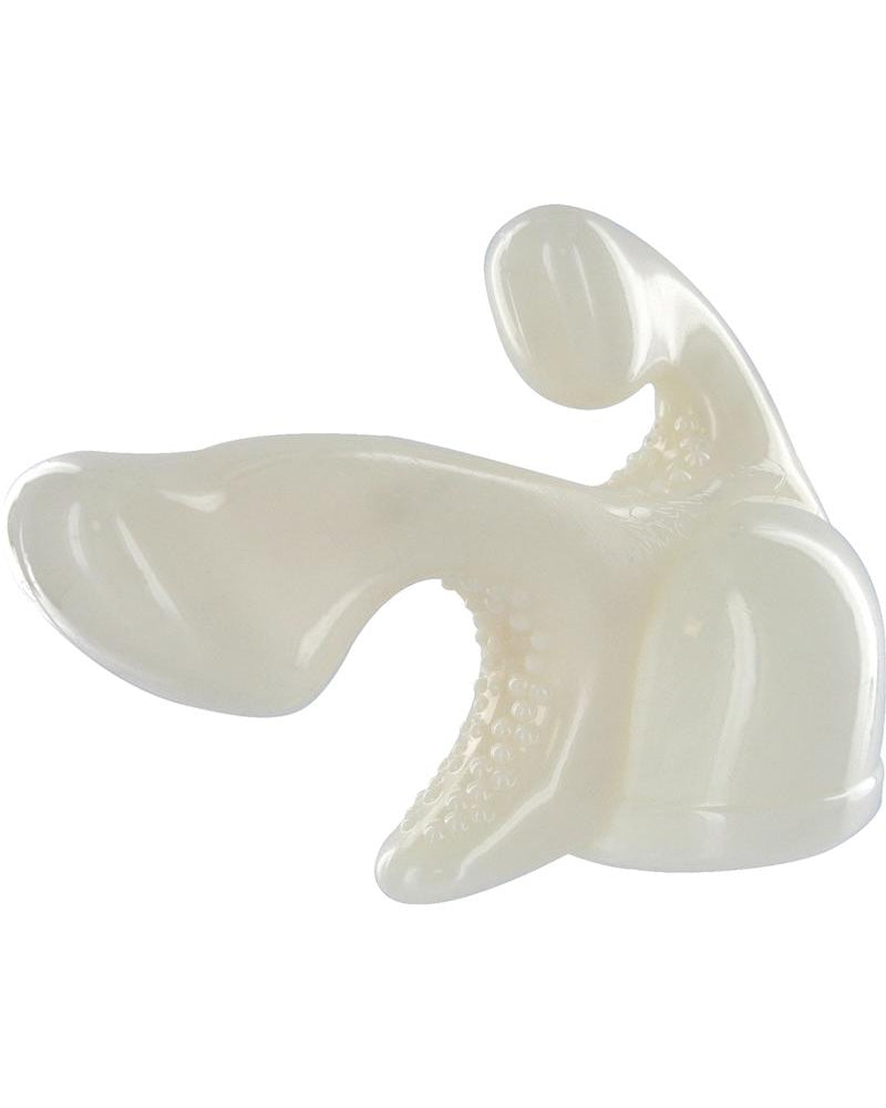 Accesorio de varita Tri-Gasm de Wand Essentials, color blanco, grande