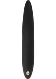 Mini vibrador de silicona recargable por USB Ovo D5, resistente al agua, color negro y dorado