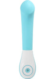Ovo E3 USB Rechargealbe Silicone Vibrator Waterproof Light Blue And White