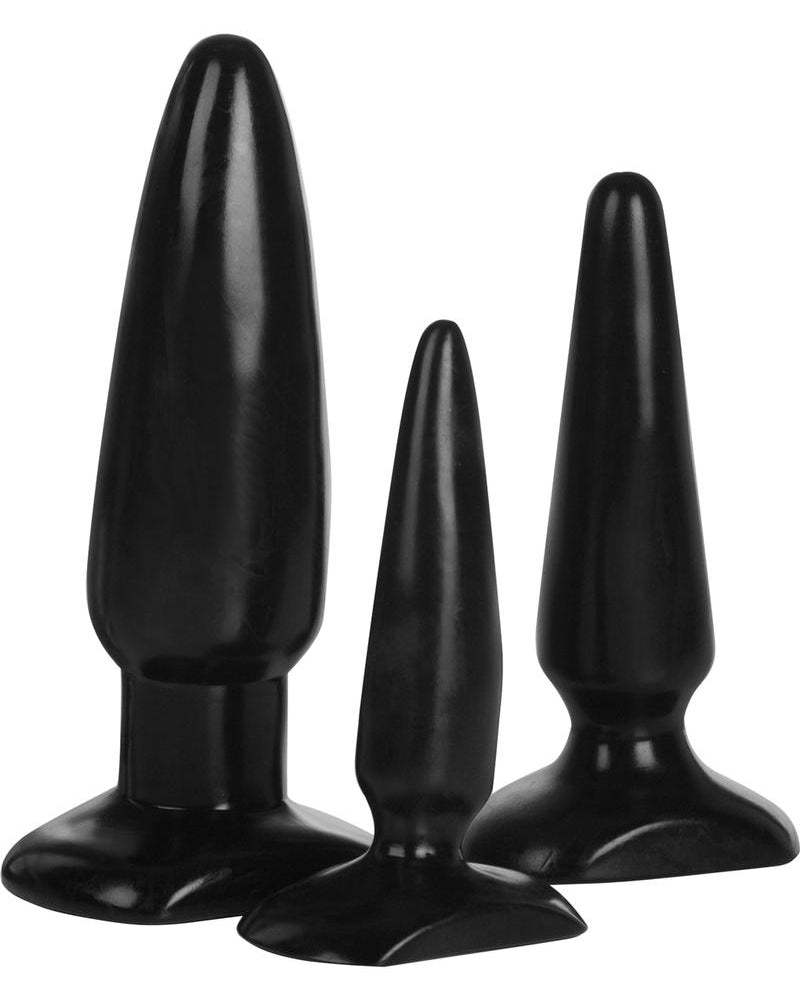 Anal Trainer Kit Anal Plug Black