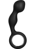 Tapón anal de silicona Booty Exciter de 4,25 pulgadas, color negro