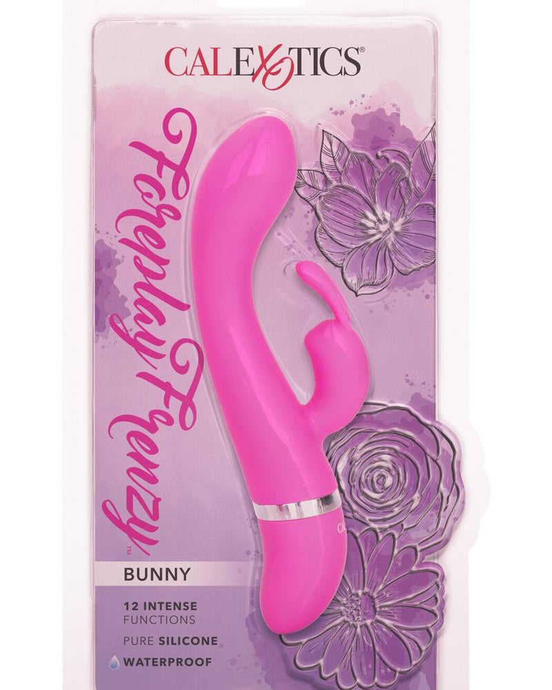 Conejito de silicona impermeable color rosa Foreplay Frenzy