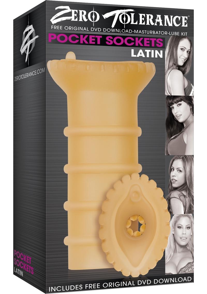 Zero Tolerance Pocket Sockets Masturbation Kit Latin 4.25 Inch