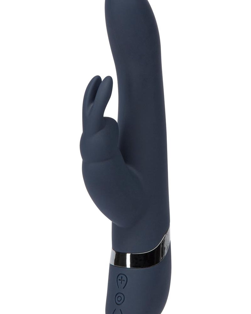 Fifty Shades Darker Oh My Silicone Rabbit Vibrator Waterproof Black