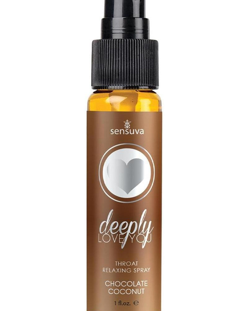 Spray relajante para la garganta Deeply Love You Chocolate Coconut 1 Fl Oz