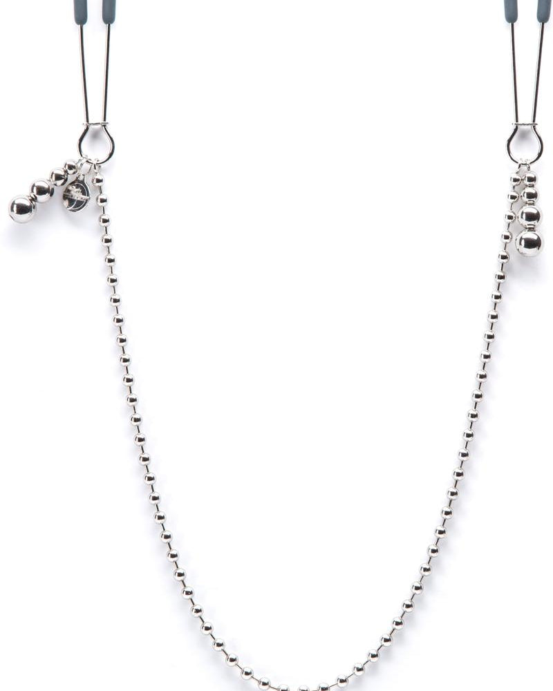 Pinzas para pezones con cadena de metal de Fifty Shades Darker At My Mercy