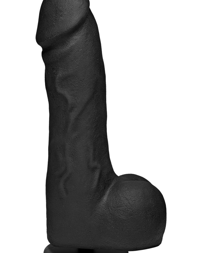 Kink The Really Big Dick Dual Desity Ultraskyn Dong con Vac U Lock Negro 12 pulgadas